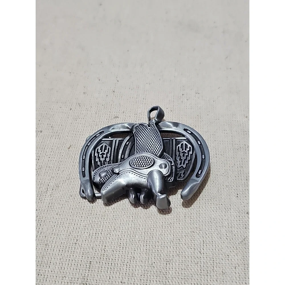 Buckle‎ Rage Cut Out Horse Saddle Belt Buckle Western Americana